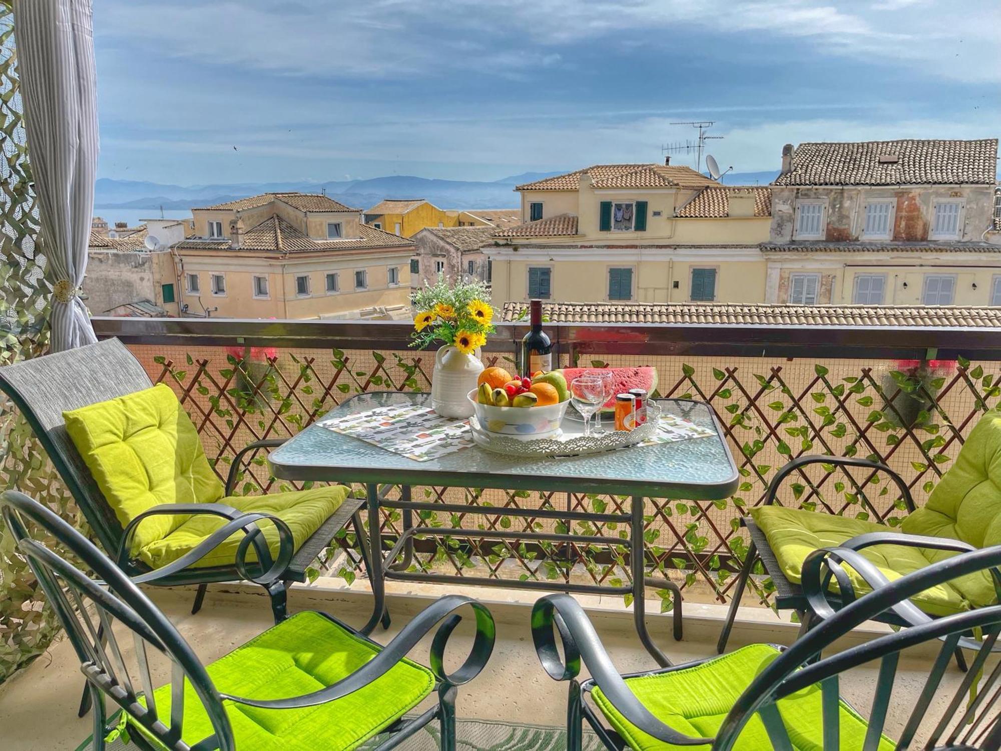 Corfu Panoramic View All The City Kültér fotó